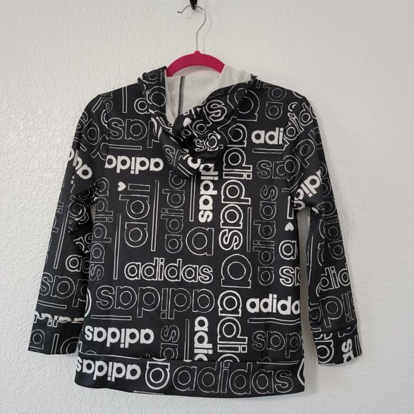 Adidas Boys Hoodie size Large (14) Thumbhole NWT - Picture 6 of 7